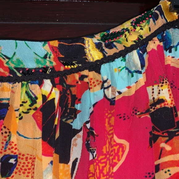 Anthropologie Bhanuni by Jyoti Christia High-Low Boho Maxi Skirt - Picture 6 of 8